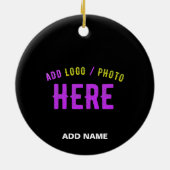 STIJLVOL MODERN ZWART GEVERIFIEERD BRANDED KERAMISCH ORNAMENT (Achterkant)