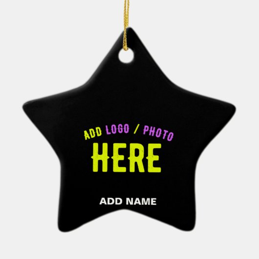 STIJLVOL MODERN  ZWART GEVERIFIEERD BRANDED KERAMISCH ORNAMENT (Voorkant)