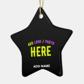 STIJLVOL MODERN  ZWART GEVERIFIEERD BRANDED KERAMISCH ORNAMENT (Links)