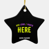 STIJLVOL MODERN  ZWART GEVERIFIEERD BRANDED KERAMISCH ORNAMENT (Achterkant)