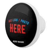 STIJLVOL MODERN  ZWART GEVERIFIEERD BRANDED KERAMISCHE KNOP (Rechts)