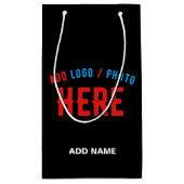 STIJLVOL MODERN  ZWART GEVERIFIEERD BRANDED KLEIN CADEAUZAKJE (Achterkant)