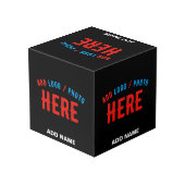 STIJLVOL MODERN  ZWART GEVERIFIEERD BRANDED KUBUS (Achter hoekig)