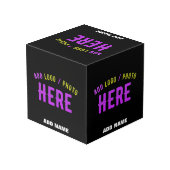 STIJLVOL MODERN  ZWART GEVERIFIEERD BRANDED KUBUS (Achter hoekig)