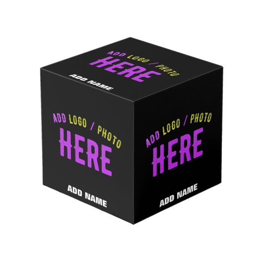 STIJLVOL MODERN  ZWART GEVERIFIEERD BRANDED KUBUS (Voorkant hoekig)