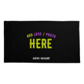 STIJLVOL MODERN ZWART GEVERIFIEERD BRANDED KUSSENSLOOP (Achterkant)