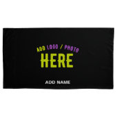 STIJLVOL MODERN  ZWART GEVERIFIEERD BRANDED KUSSENSLOOP (Voorkant-Links)