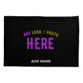 STIJLVOL MODERN ZWART GEVERIFIEERD BRANDED KUSSENSLOOP (Achterkant)