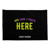 STIJLVOL MODERN  ZWART GEVERIFIEERD BRANDED KUSSENSLOOP (Achterkant-Rechts)