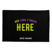 STIJLVOL MODERN  ZWART GEVERIFIEERD BRANDED KUSSENSLOOP (Achterkant)