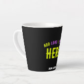 STIJLVOL MODERN  ZWART GEVERIFIEERD BRANDED LATTE MOK (Linkerhoek)