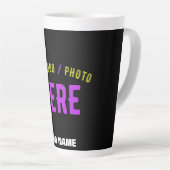 STIJLVOL MODERN ZWART GEVERIFIEERD BRANDED LATTE MOK (Rechterhoek)