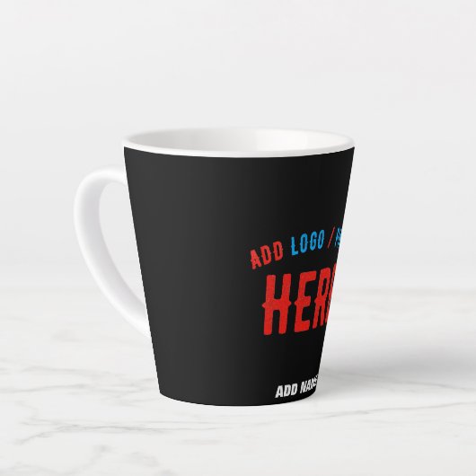 STIJLVOL MODERN  ZWART GEVERIFIEERD BRANDED LATTE MOK (Linkerhoek)