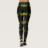 STIJLVOL MODERN  ZWART GEVERIFIEERD BRANDED LEGGINGS (Achterkant)