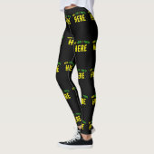 STIJLVOL MODERN  ZWART GEVERIFIEERD BRANDED LEGGINGS (Links)