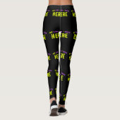 STIJLVOL MODERN  ZWART GEVERIFIEERD BRANDED LEGGINGS (Achterkant)