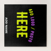 STIJLVOL MODERN  ZWART GEVERIFIEERD BRANDED LEGPUZZEL (Horizontaal)