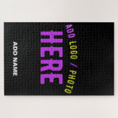 STIJLVOL MODERN  ZWART GEVERIFIEERD BRANDED LEGPUZZEL (Horizontaal)