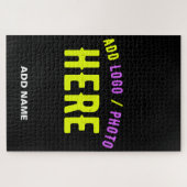 STIJLVOL MODERN  ZWART GEVERIFIEERD BRANDED LEGPUZZEL (Horizontaal)