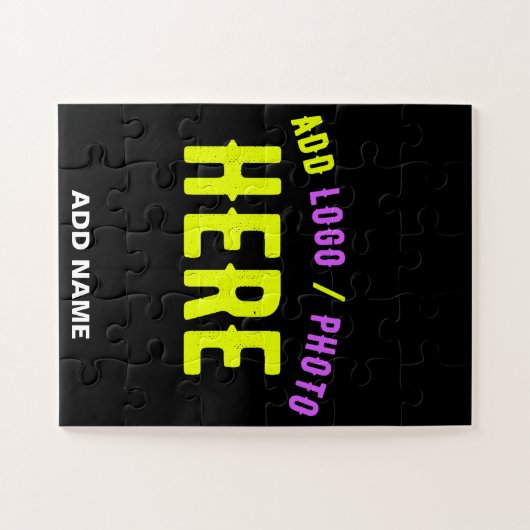 STIJLVOL MODERN  ZWART GEVERIFIEERD BRANDED LEGPUZZEL (Horizontaal)