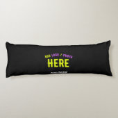 STIJLVOL MODERN  ZWART GEVERIFIEERD BRANDED LICHAAMSKUSSEN (Achterkant)