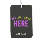 STIJLVOL MODERN ZWART GEVERIFIEERD BRANDED LUCHTVERFRISSER (Achterkant)