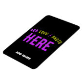 STIJLVOL MODERN  ZWART GEVERIFIEERD BRANDED MAGNEET (Linkerzijde)