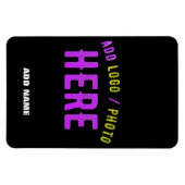 STIJLVOL MODERN  ZWART GEVERIFIEERD BRANDED MAGNEET (Horizontaal)