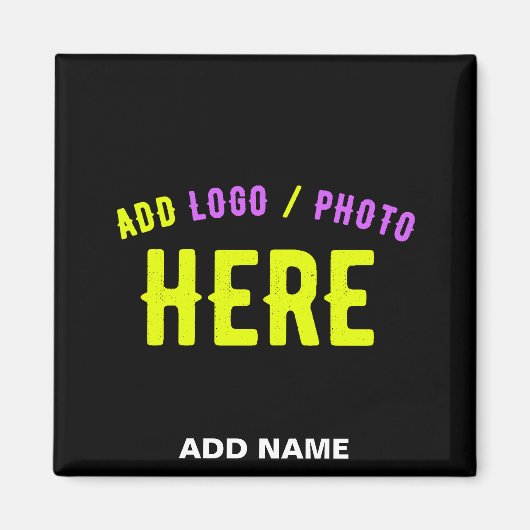 STIJLVOL MODERN  ZWART GEVERIFIEERD BRANDED MAGNEET (Voorkant)