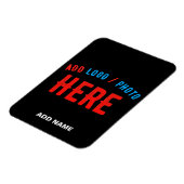 STIJLVOL MODERN  ZWART GEVERIFIEERD BRANDED MAGNEET (Linkerzijde)