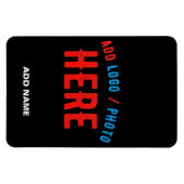 STIJLVOL MODERN  ZWART GEVERIFIEERD BRANDED MAGNEET (Horizontaal)