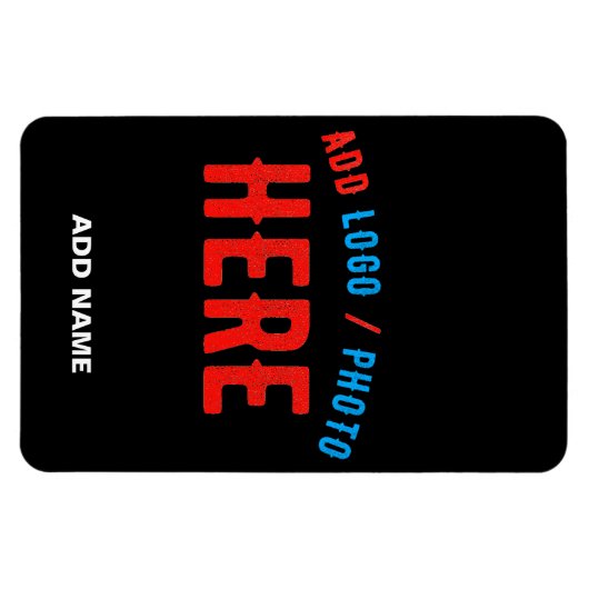 STIJLVOL MODERN  ZWART GEVERIFIEERD BRANDED MAGNEET (Horizontaal)