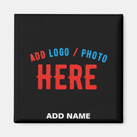 STIJLVOL MODERN  ZWART GEVERIFIEERD BRANDED MAGNEET (Voorkant)