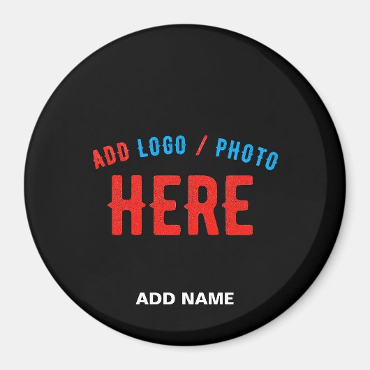 STIJLVOL MODERN  ZWART GEVERIFIEERD BRANDED MAGNEET (Voorkant)