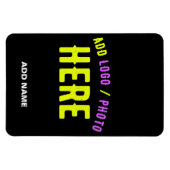 STIJLVOL MODERN  ZWART GEVERIFIEERD BRANDED MAGNEET (Horizontaal)