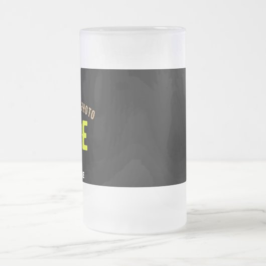 STIJLVOL MODERN  ZWART GEVERIFIEERD BRANDED MATGLAS BIERPUL (Center)