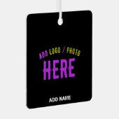 STIJLVOL MODERN  ZWART GEVERIFIEERD BRANDED METALEN ORNAMENT (Voorkant Rechts)