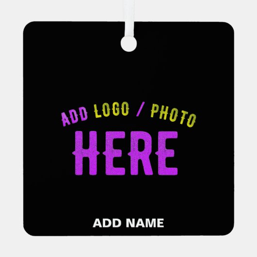 STIJLVOL MODERN  ZWART GEVERIFIEERD BRANDED METALEN ORNAMENT (Achterkant)