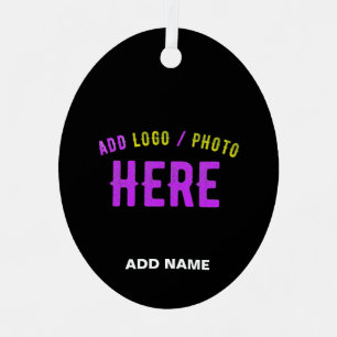 STIJLVOL MODERN  ZWART GEVERIFIEERD BRANDED METALEN ORNAMENT