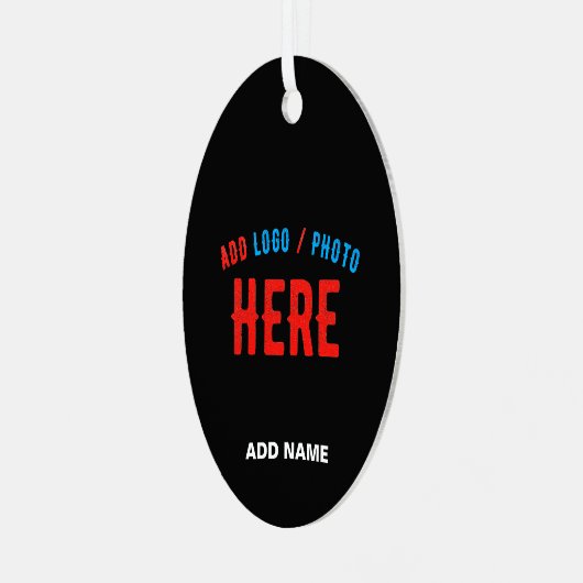 STIJLVOL MODERN ZWART GEVERIFIEERD BRANDED METALEN ORNAMENT (Voorkant links)