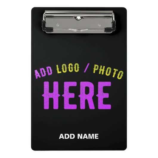 STIJLVOL MODERN  ZWART GEVERIFIEERD BRANDED MINI KLEMBORD (Voorkant)