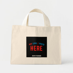 STIJLVOL MODERN  ZWART GEVERIFIEERD BRANDED MINI TOTE BAG