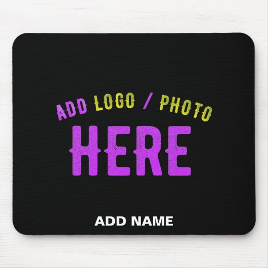 STIJLVOL MODERN ZWART GEVERIFIEERD BRANDED MUISMAT (Voorkant)