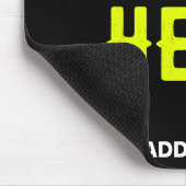 STIJLVOL MODERN  ZWART GEVERIFIEERD BRANDED MUISMAT (Hoek)