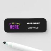 STIJLVOL MODERN  ZWART GEVERIFIEERD BRANDED NAAMPLAATJE (In situ)