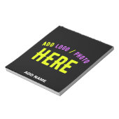 STIJLVOL MODERN  ZWART GEVERIFIEERD BRANDED NOTITIEBLOK (Linkerzijde)