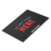 STIJLVOL MODERN ZWART GEVERIFIEERD BRANDED NOTITIEBLOK (Schuin)