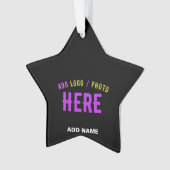 STIJLVOL MODERN ZWART GEVERIFIEERD BRANDED ORNAMENT (voorkant)