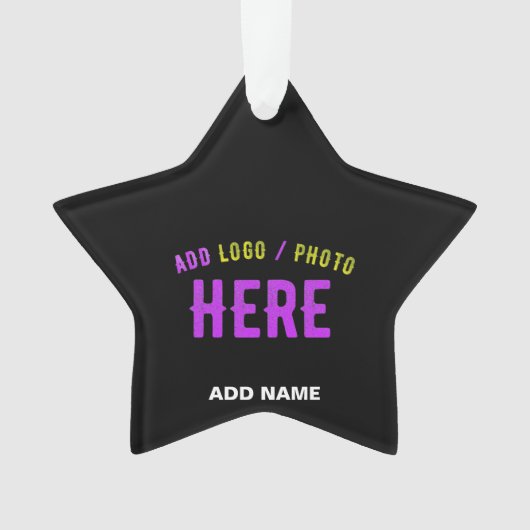 STIJLVOL MODERN ZWART GEVERIFIEERD BRANDED ORNAMENT (voorkant)