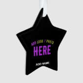 STIJLVOL MODERN ZWART GEVERIFIEERD BRANDED ORNAMENT (voorkant)